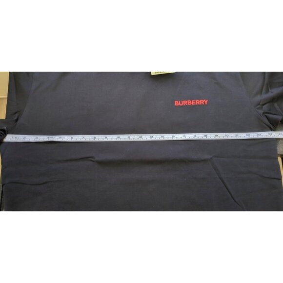 Burberry Men’s Jayson Icon Stripe Crewneck T-Shirt Black M - Picture 8 of 9